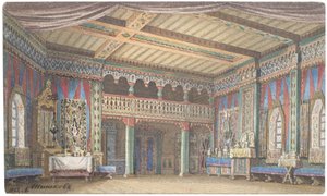 Design for a Stage Set by Matwej Andrejewitsch Schischkow